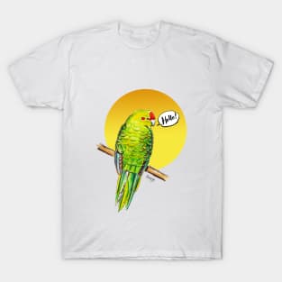 Green parrot T-Shirt